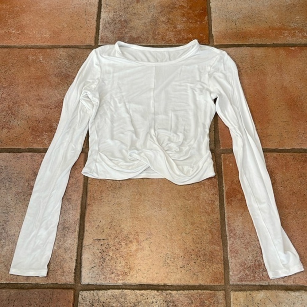 Spiritual gangster, cropped, long sleeve, top size extra small